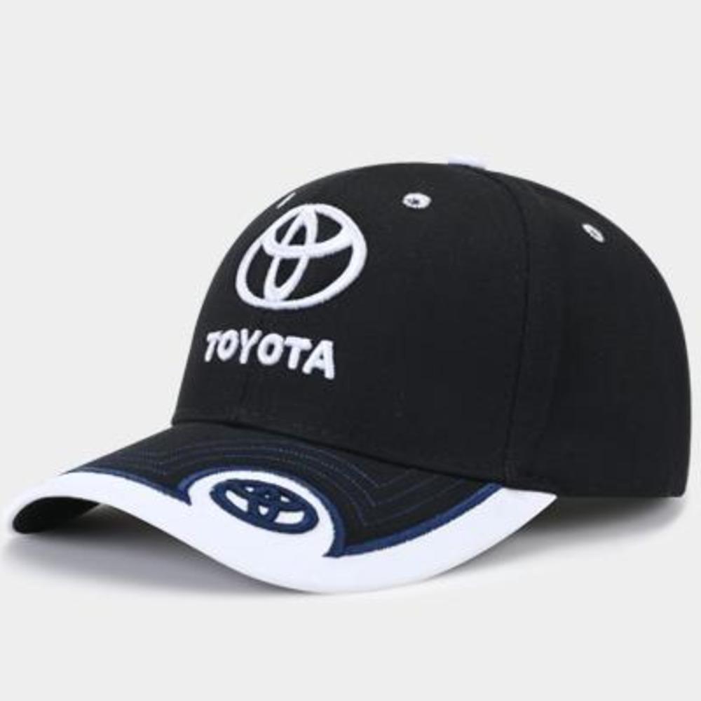 Toyota Black And White Embroidery Hat – racing-hat.