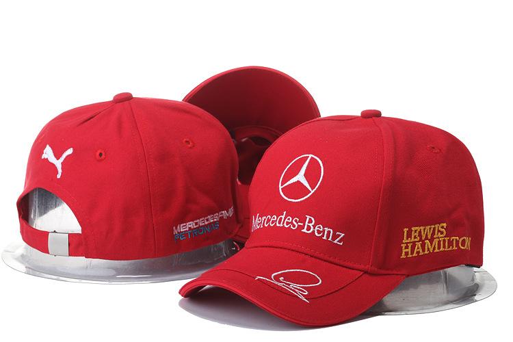 Mercedes Benz  Hat Car Embroidery White Black Red Blue