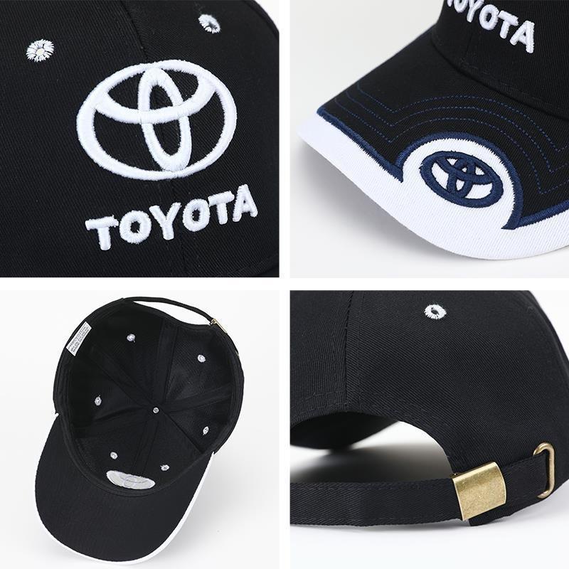 Toyota Black And White Embroidery Hat – racing-hat.